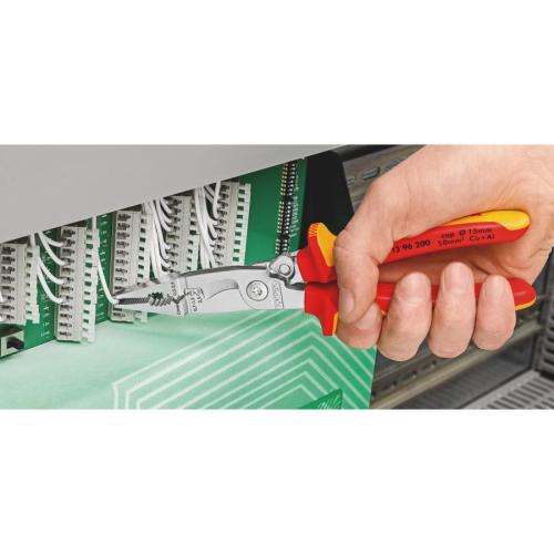 Knipex VDE Insulated Multi-Function Installation Pliers 200mm 13 96 200